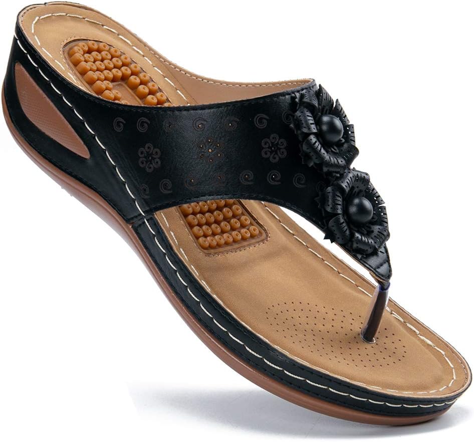 Comfortable Wedge Sandals, Unique Ecetana Women's Sandals, Special Platform Shoe...