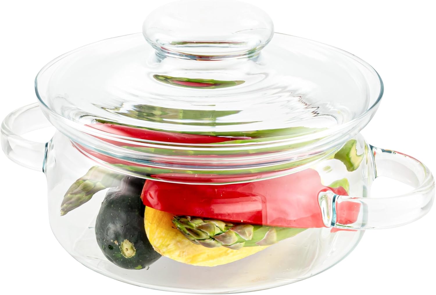 Simax Simmer Pot for Stove Potpourri, 32 Ounce Glass Pots for Cooking on Stove,...