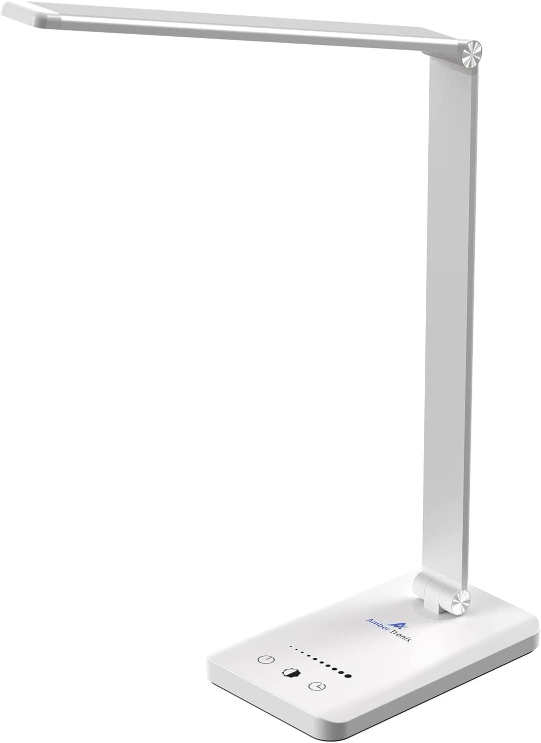 Ambertronix LED Desk Lamp with USB Charging Port, Dimmable Eye-Caring Reading De...