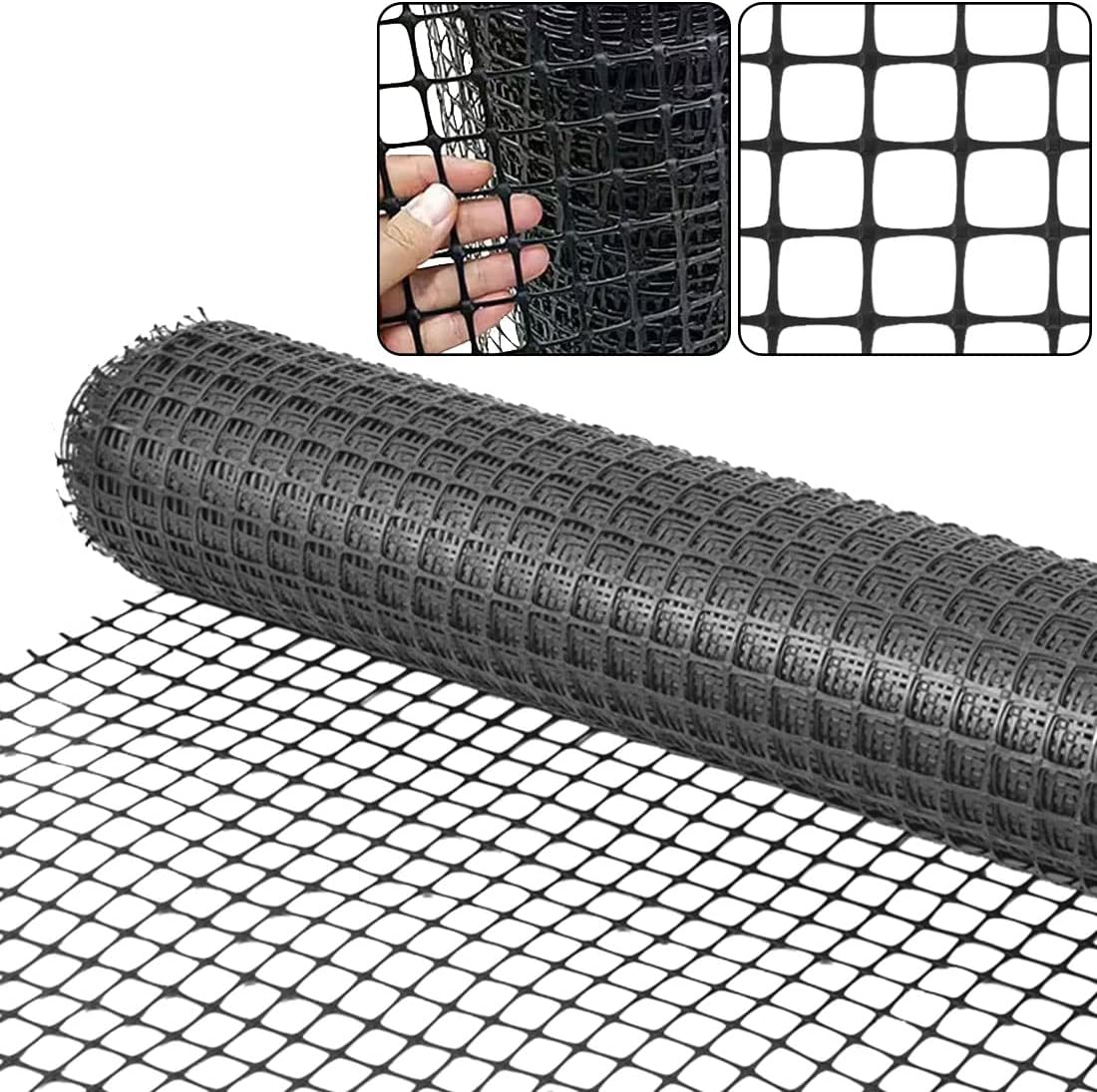 Garden Fence Barrier Fencing for Dogs,1x20m Snow Fence Plastic Mesh Fencing Roll...