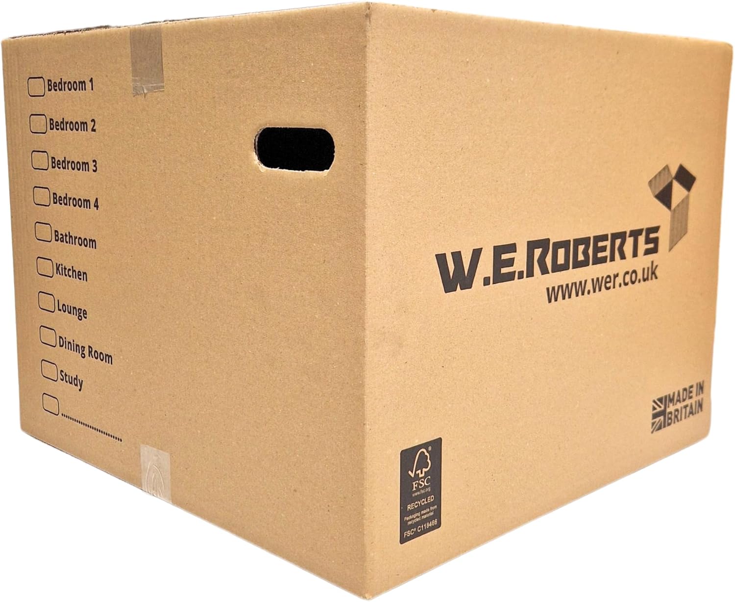 W.E. Roberts 5 Strong Extra Large Cardboard moving Boxes. Packing boxes for movi...