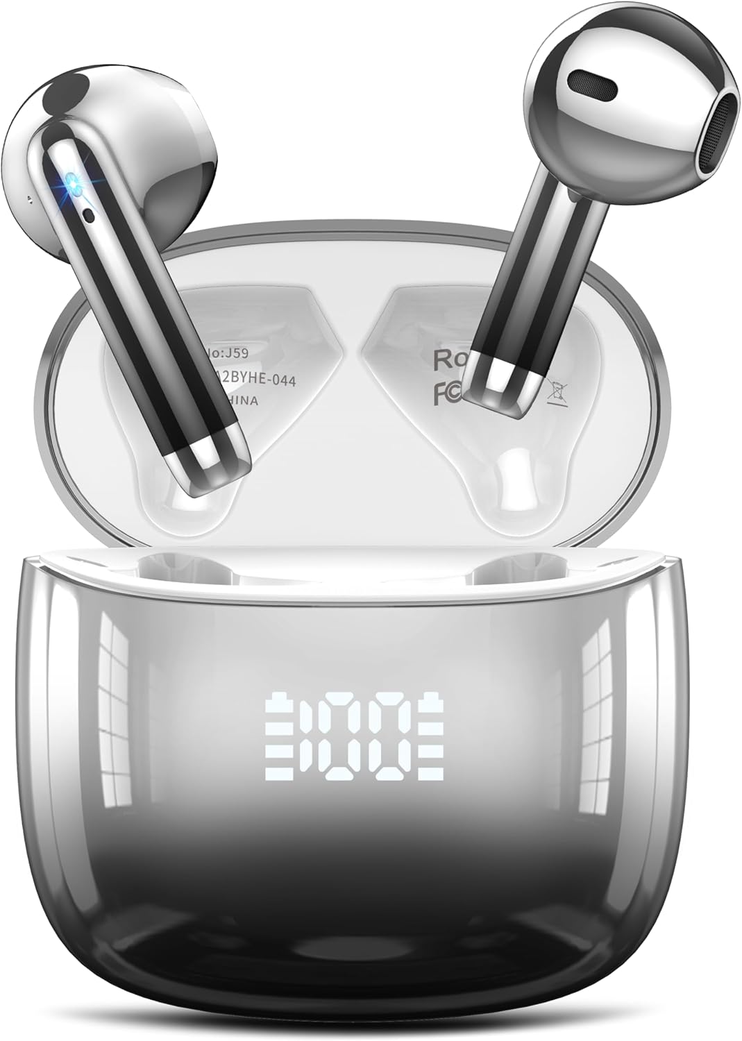 Wireless Earbuds Bluetooth 5.4 Headphones with 4 Mic HiFi Stereo Sound, Wireless...