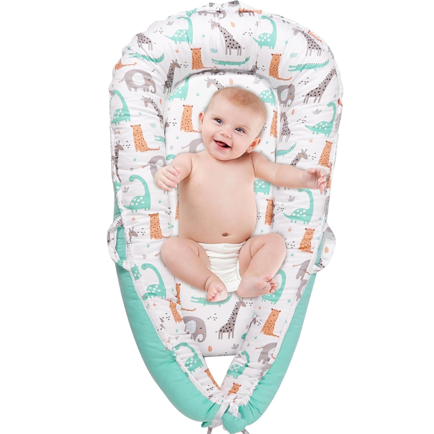 Viviland Baby Lounger for Newborn Breathable & Portable Infant Lounger Cover, Di...