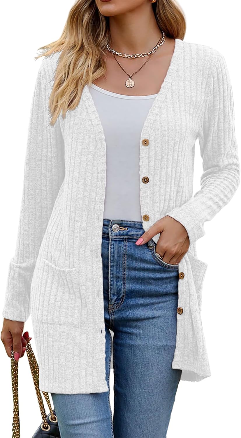 Women’s Cardigan, Special 2024 Fall Fashion Coat, Lightweight and Soft Knit Card...