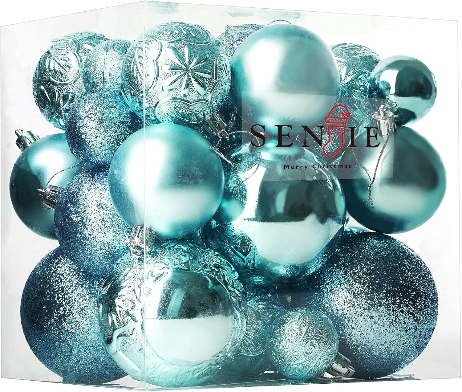 Christmas Ornaments for Xmas Trees,Multicolor Shatterproof Christmas Ball Orname...