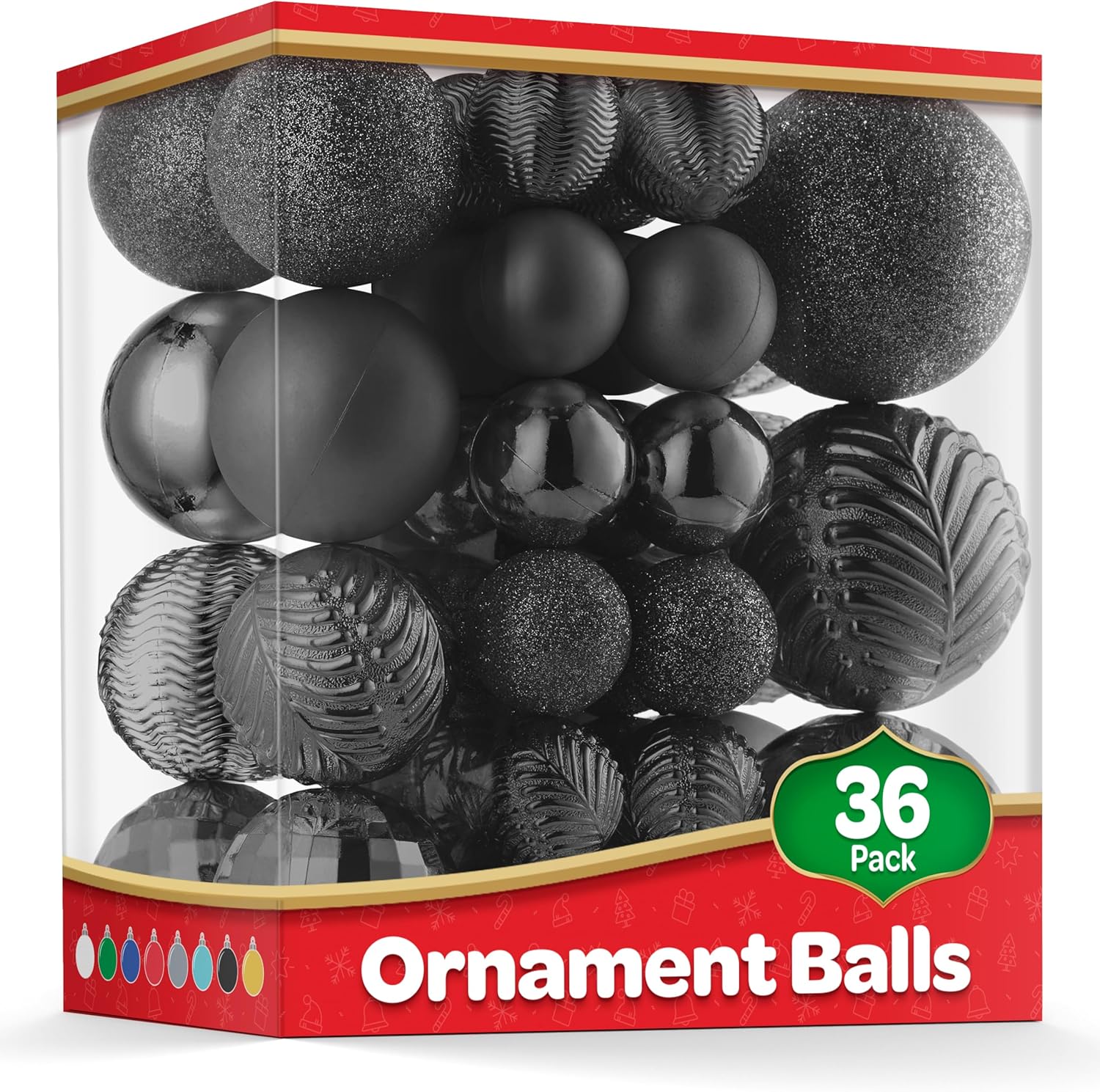 Christmas Ornaments Set, Beautiful Christmas Tree Decorations, Special 36 Style...