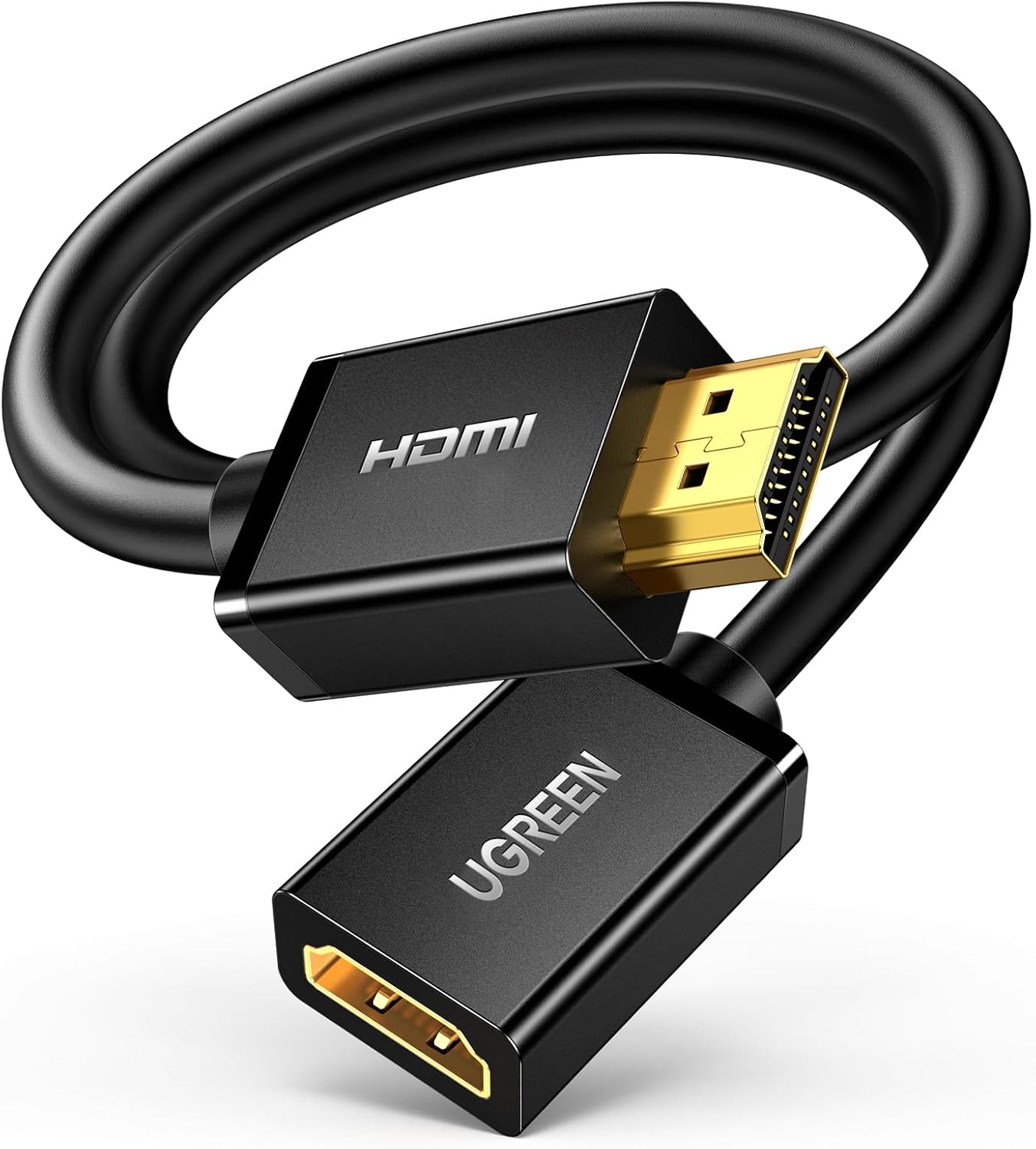 UGREEN HDMI Extension Cable 4K HDMI Extender 1.5FT Male to Female Adapter Cord C...