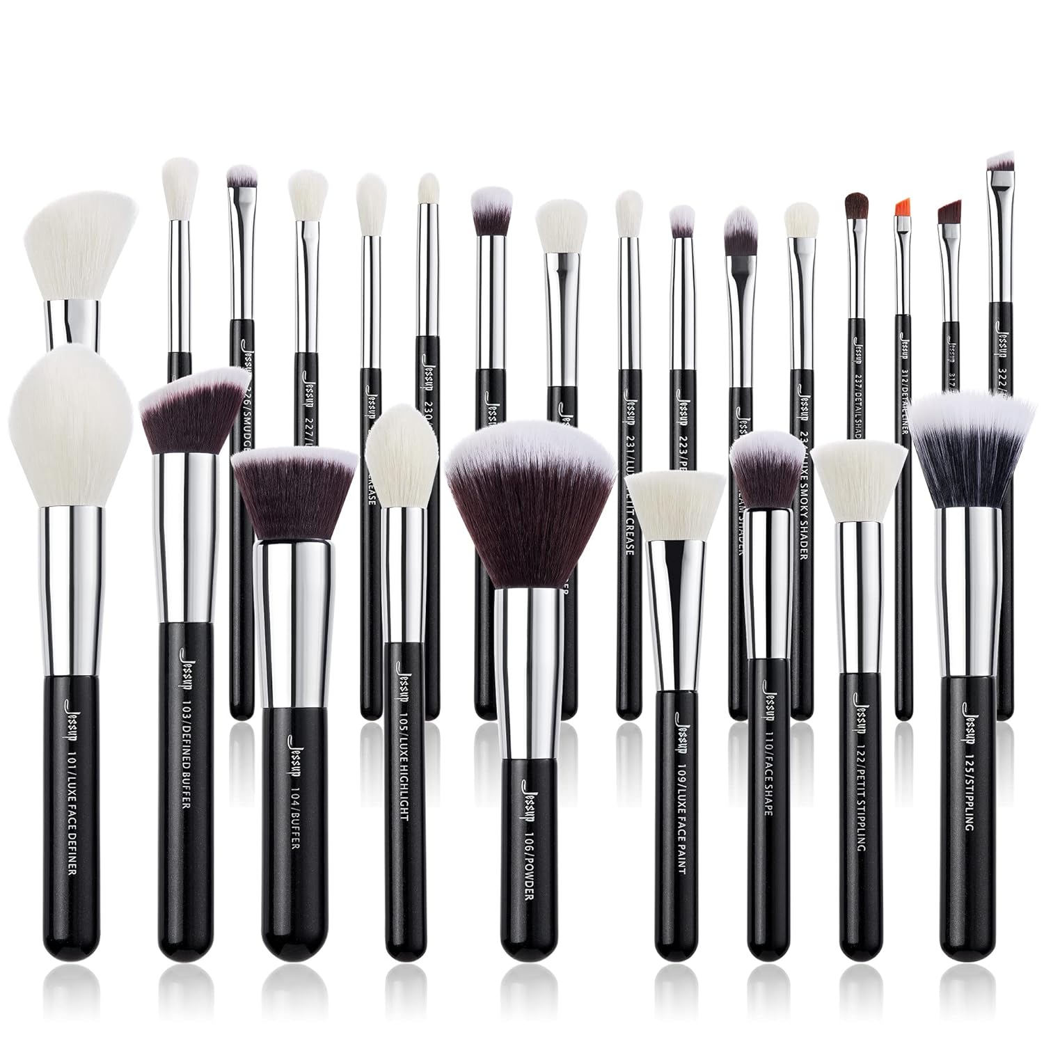 Jessup 25pcs Professional Makeup Brush Set Foundation Powder Concealer Eyeshadow...