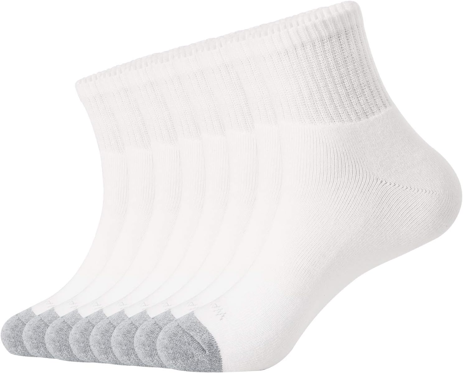 WANDER Men's Athletic Ankle Socks 3/8 Pairs Thick Cushion Running Socks for Men&...