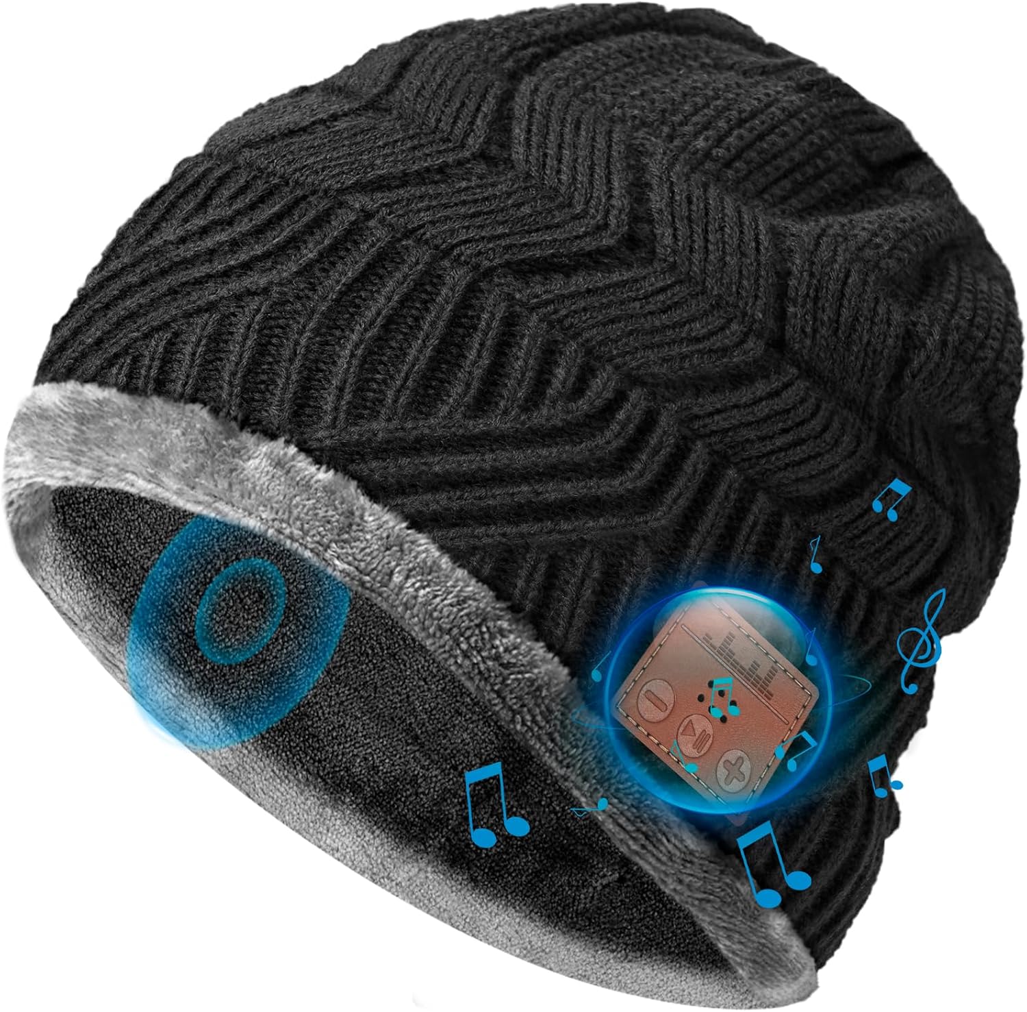 Bluetooth Beanie Hat Stocking Stuffers - Gifts Idea for Men Women Bluetooth 5.0...