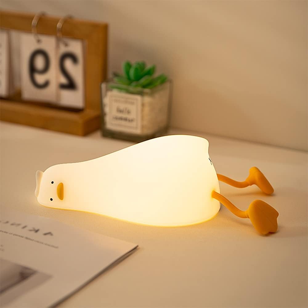 TOOGE LED Duck Night Light Cute Small Lamp Night Light for Kids 3 Levels Dimmabl...