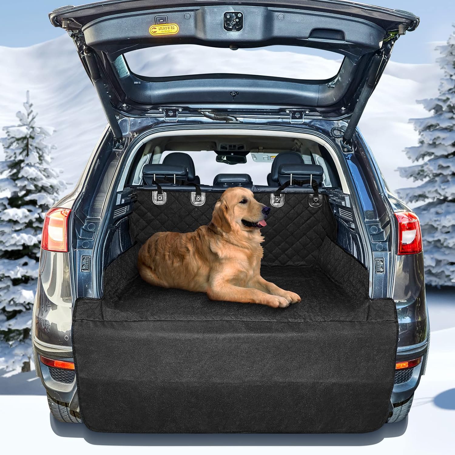 ANOSOSPECIAL SUV Cargo Liner for Dogs,Waterproof Trunk Seat Cover for Pet,Univer...