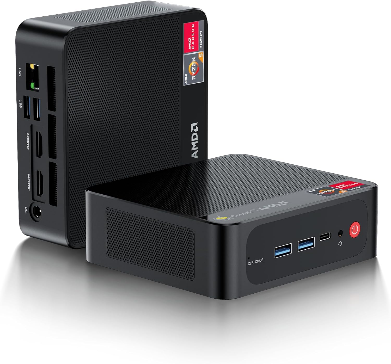 Beelink Mini PC, AMD Ryzen 7 5800H(8C/16T, Up to 4.4GHz), 16GB DDR4 RAM 500GB PC...
