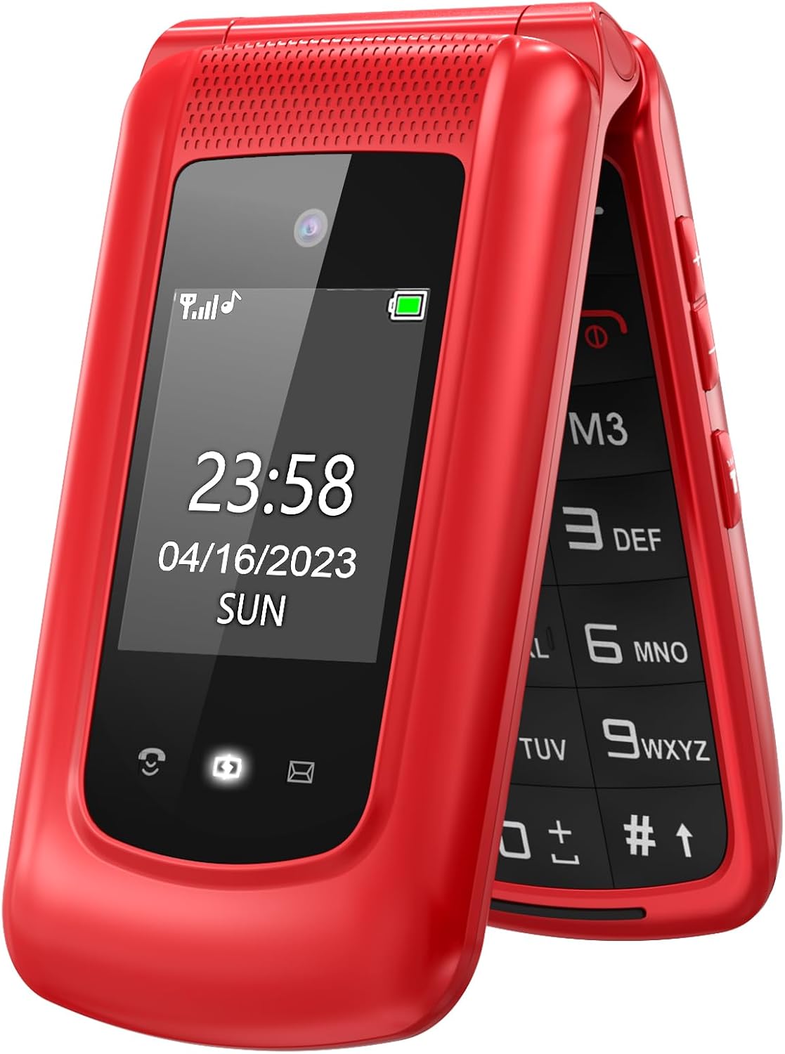 uleway Big Button Mobile Phone for Elderly Sim Free Unlocked Flip Senior Mobile...
