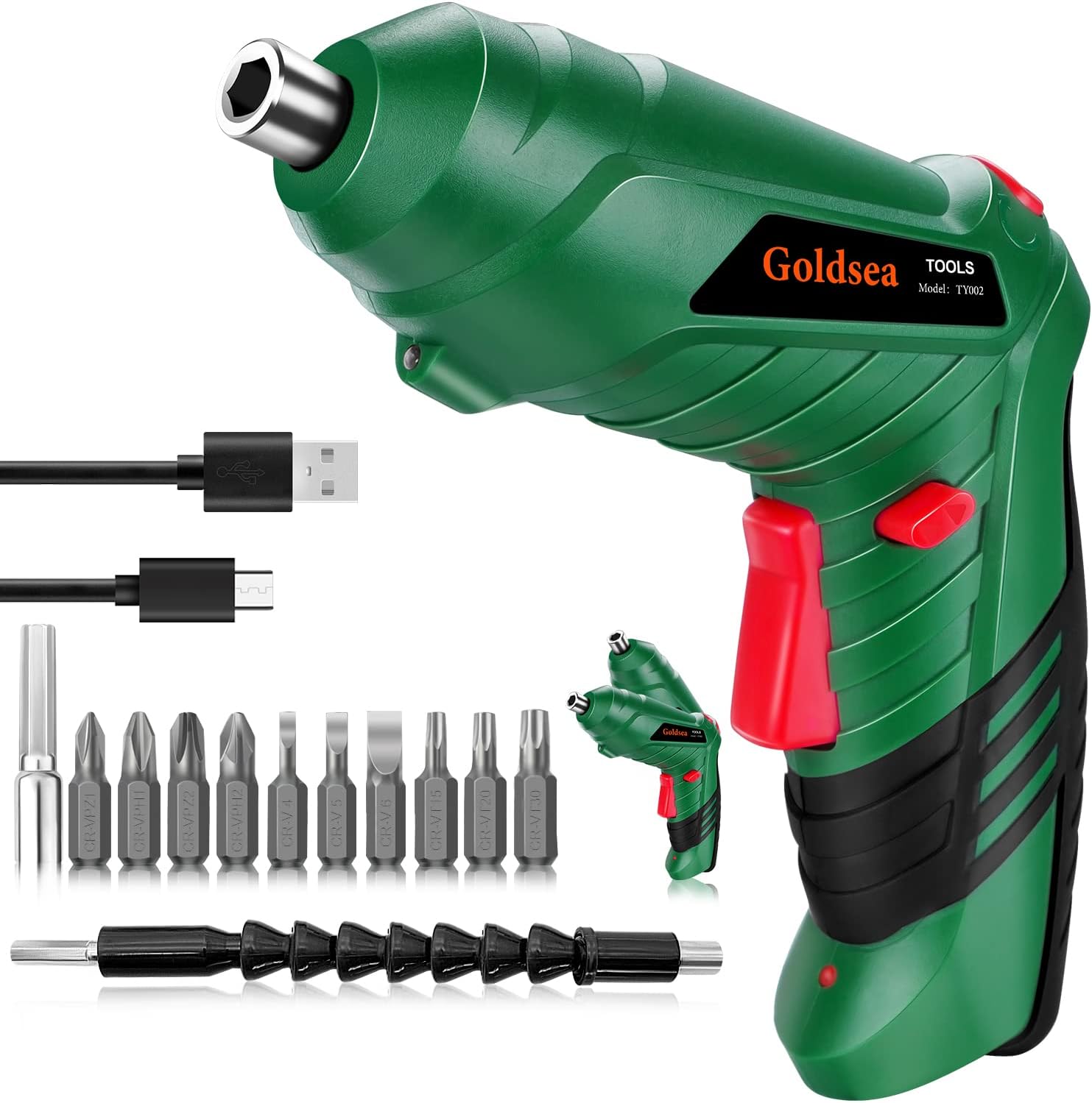 Goldsea Electric Screwdriver, Cordless Screwdriver...