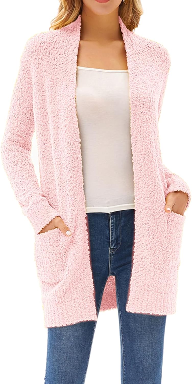 GRACE KARIN Fuzzy Cardigan, Special Long Cardigan Sweater for Women, Innovative...