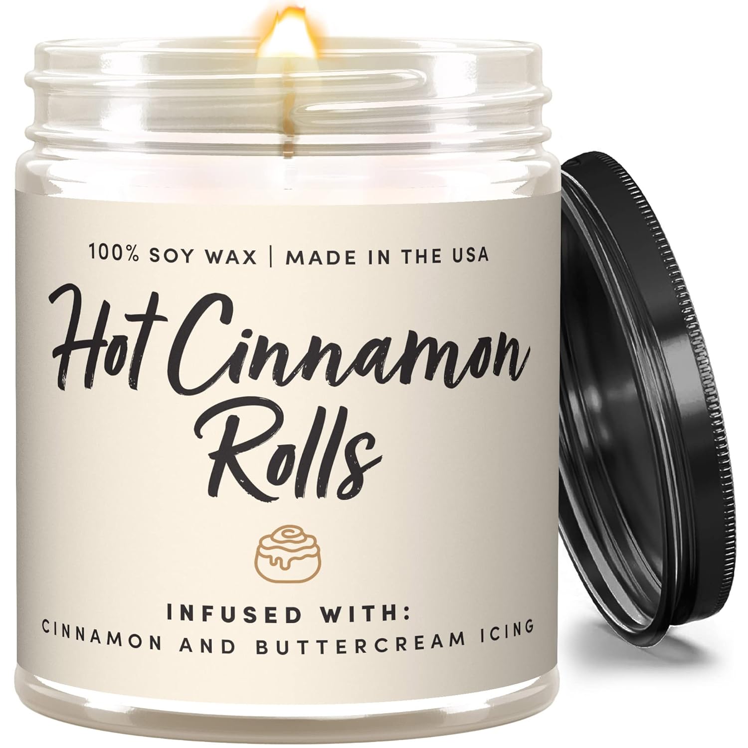 WAX & WIT Christmas Candles Scented, Cinnamon Candles, Holiday Candles Scented,...