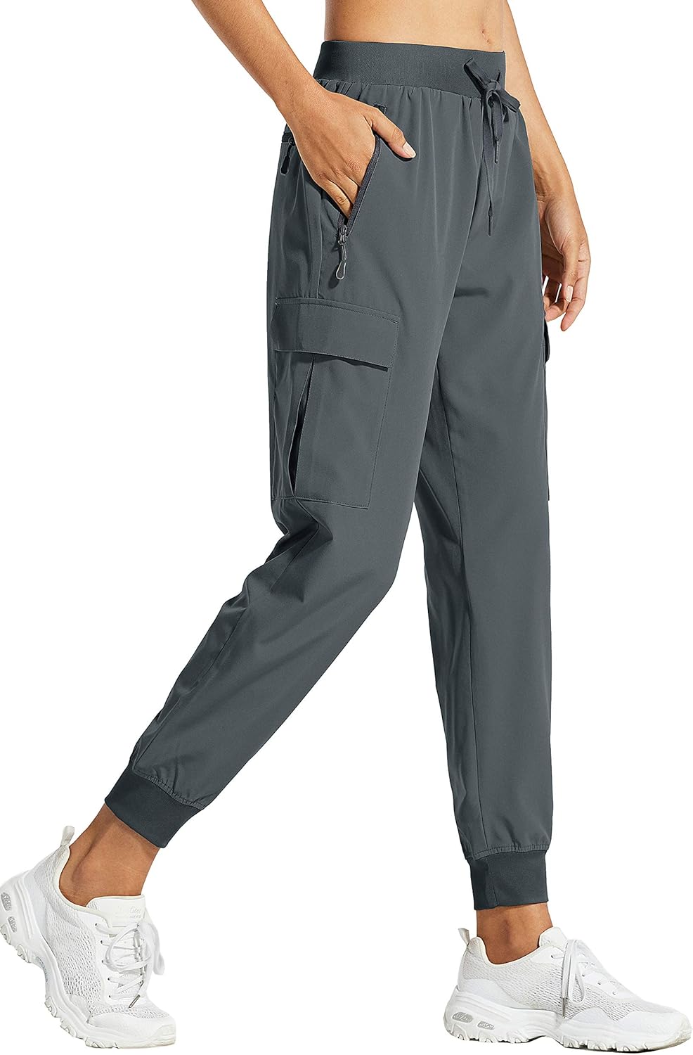 Libin Women's Cargo Joggers Lightweight Quick Dry Hiking Trousers Athletic Worko...