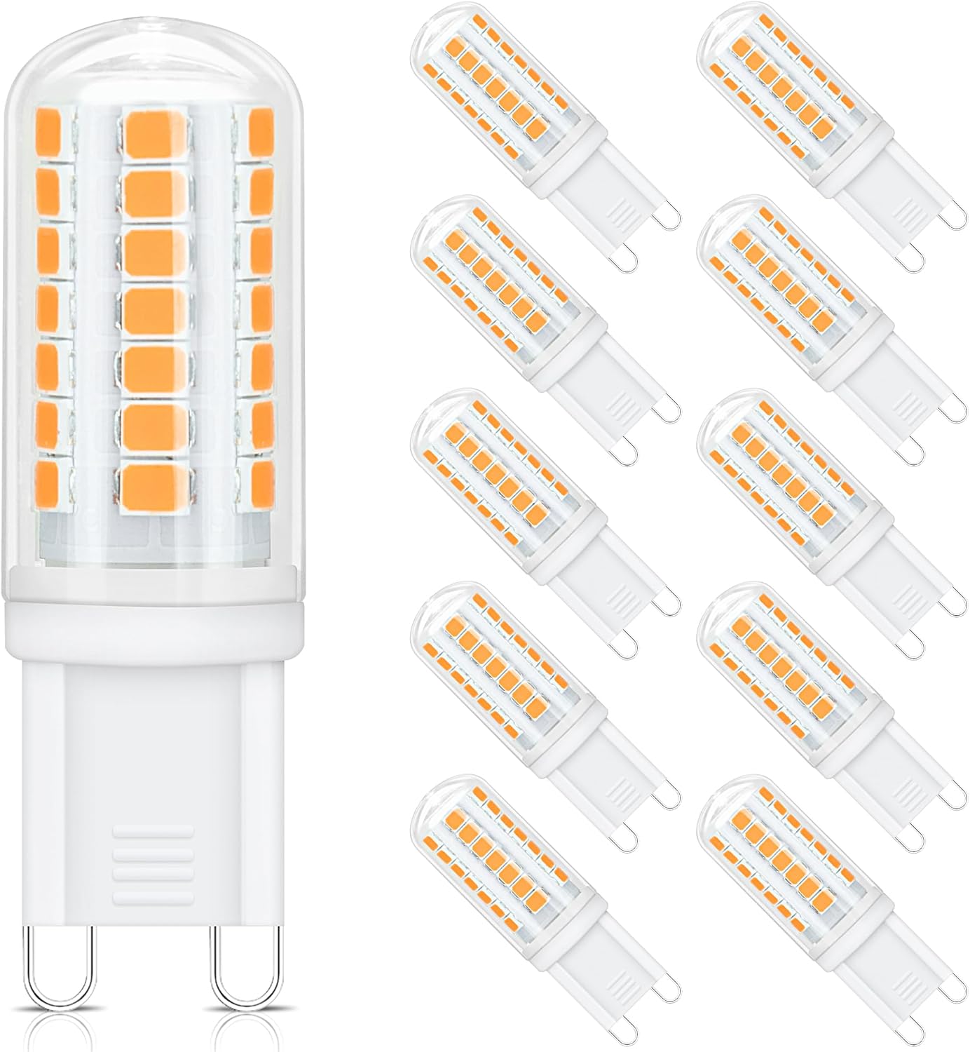 PURSNIC G9 LED Bulbs Dimmable Warm White, 3W G9 LED Bulbs Equivalent to 25W G9 H...