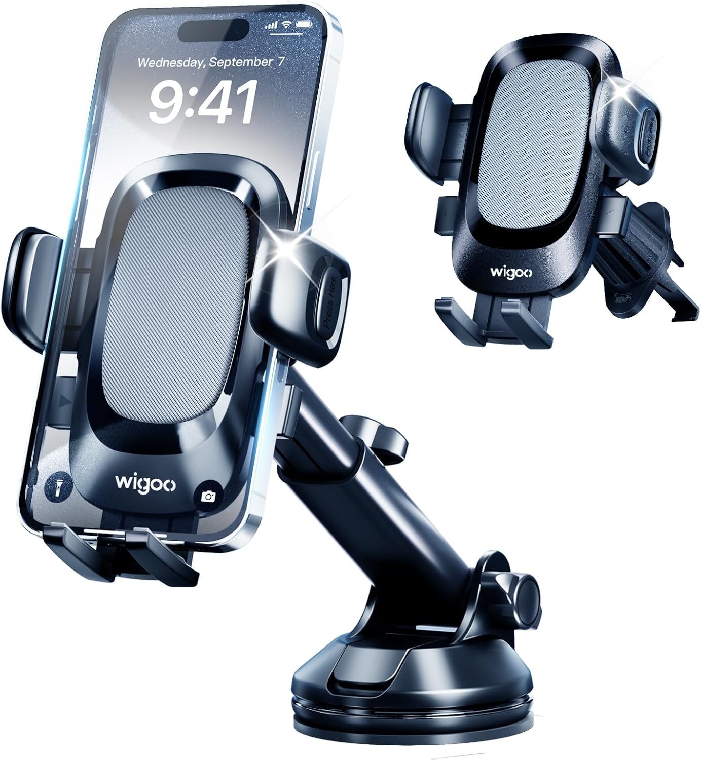 Pioneer Car Phone Holder Mount [3-in-1Design, 2024 Upgrade] Universal Cell Phone...