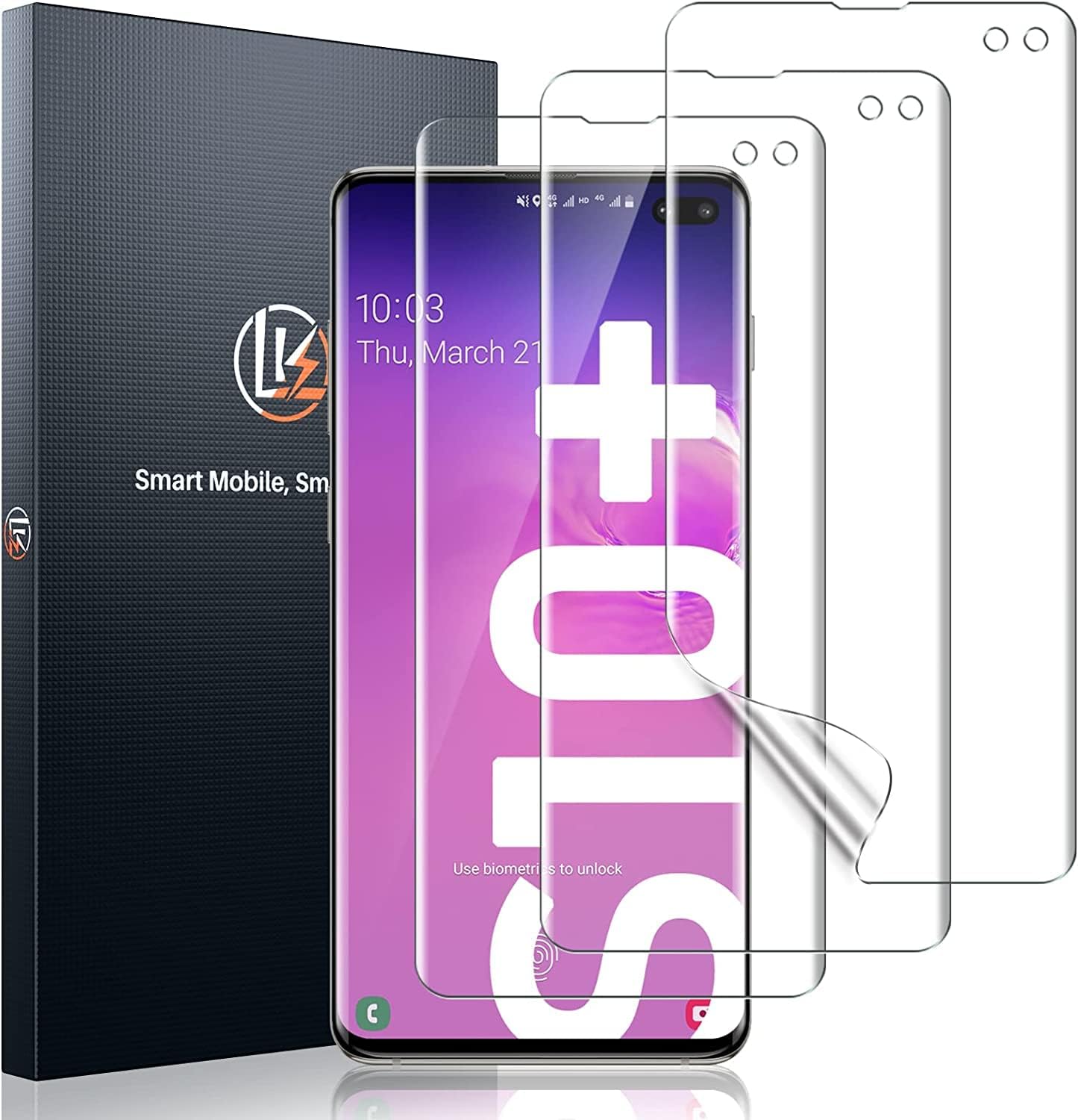 LK Screen Protector for Samsung Galaxy S10 Plus, samsung S10 Plus screen protect...