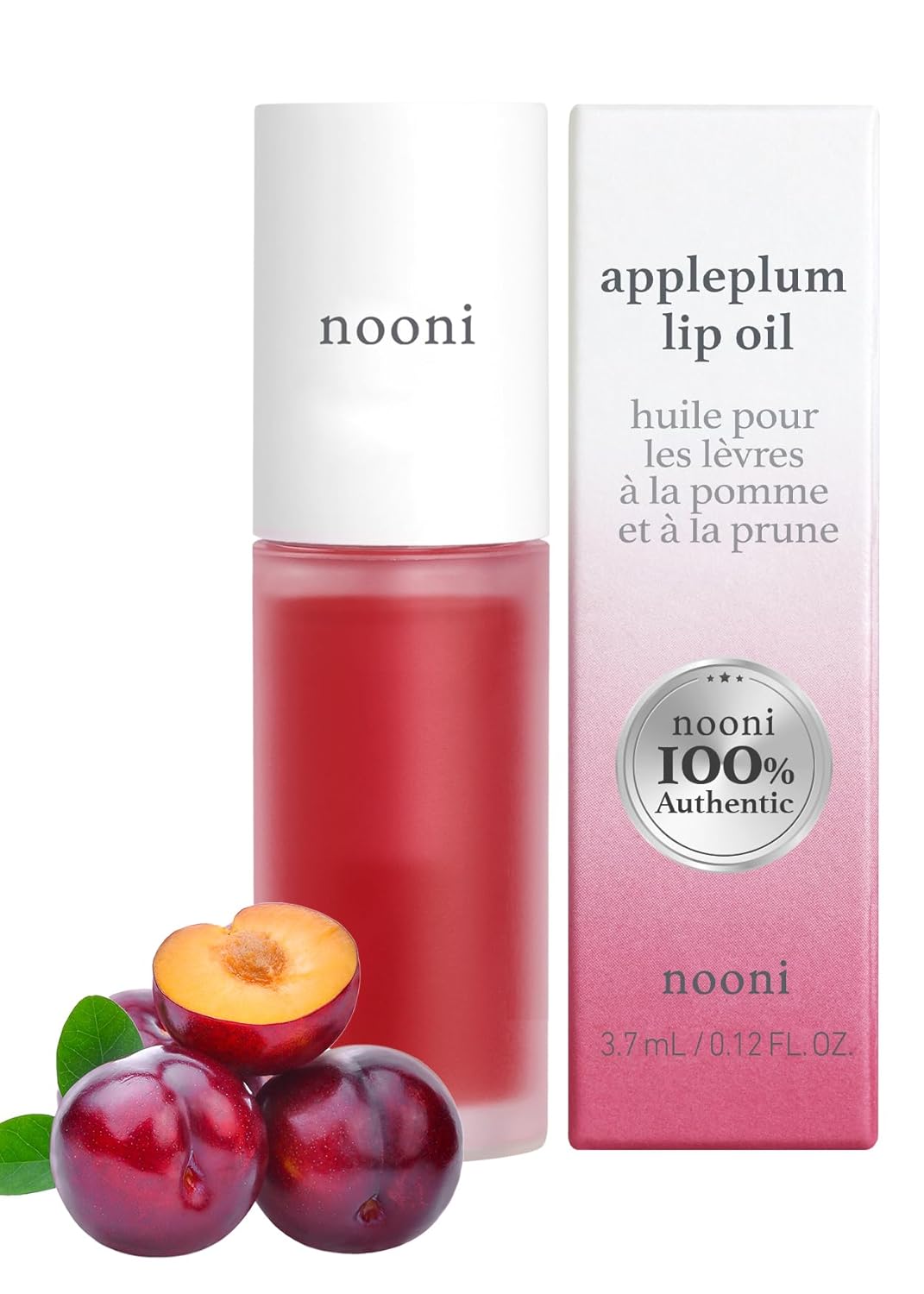 NOONI Korean Lip Oil - Appleplum | Lip Stain, Gift, Long-Lasting, Moisturizing,...