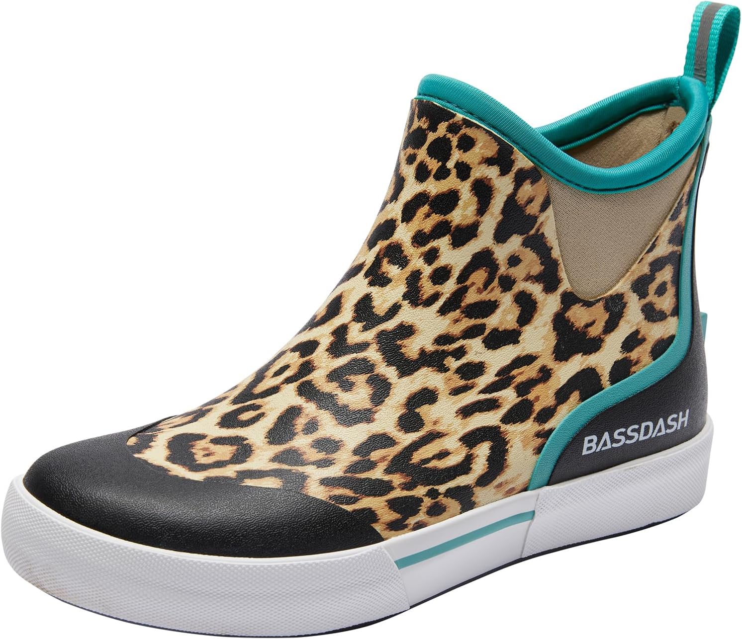 BASSDASH Womens 4.5” Waterproof Deck Ankle Rain Boots Anti-Slip Neoprene Rubber...