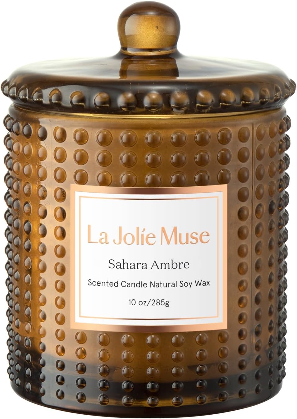 LA JOLIE MUSE Sahara Amber Candles for Home Scented, Candles Gifts for Women & M...