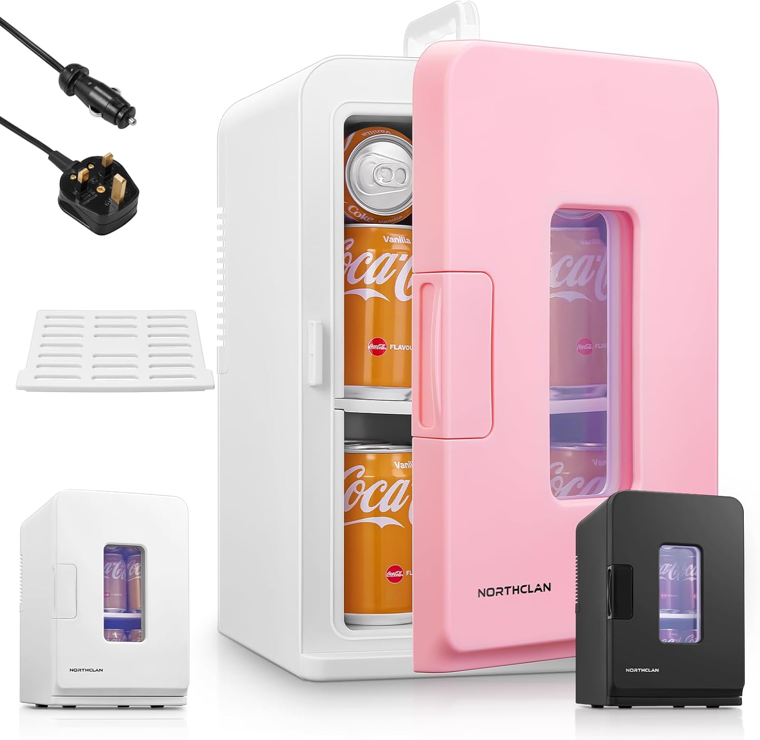NORTHCLAN Mini Fridge, 15L/21 Cans Portable Cooler and Warmer, Skincare Fridge,...