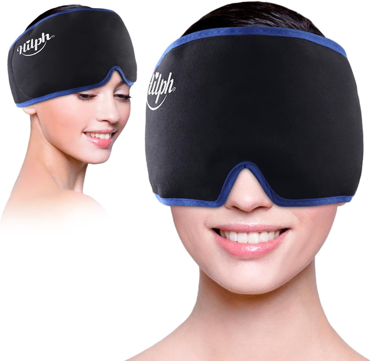 Hilph Migraine Relief Cap, Reusable Headache Relief Hat Migraine Relief Ice Head...