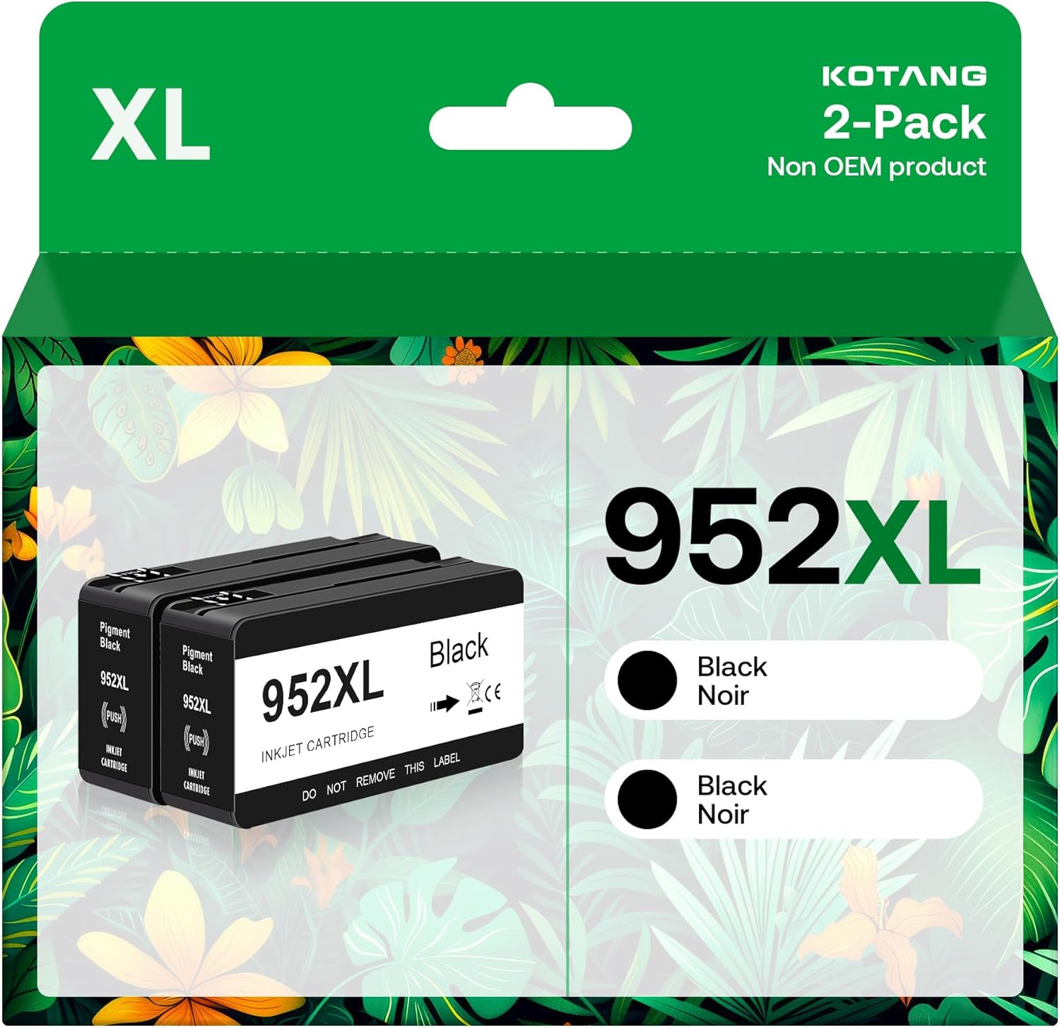 952XL Black Compatible Ink Cartridges Replacement for HP 952 XL Work with HP Off...