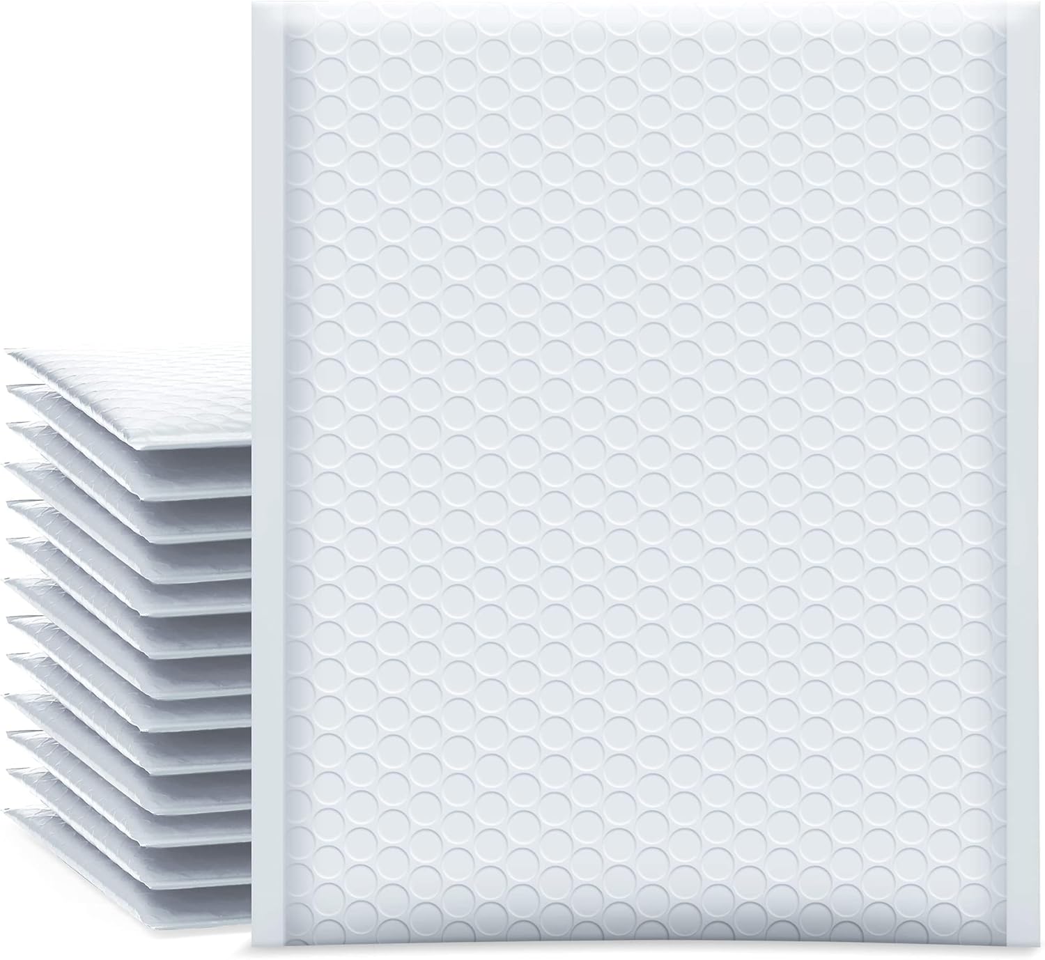 UCGOU Bubble Mailers 8.5x12 Inch White 25 Pack Usable Size 8.5x11 Poly Padded En...