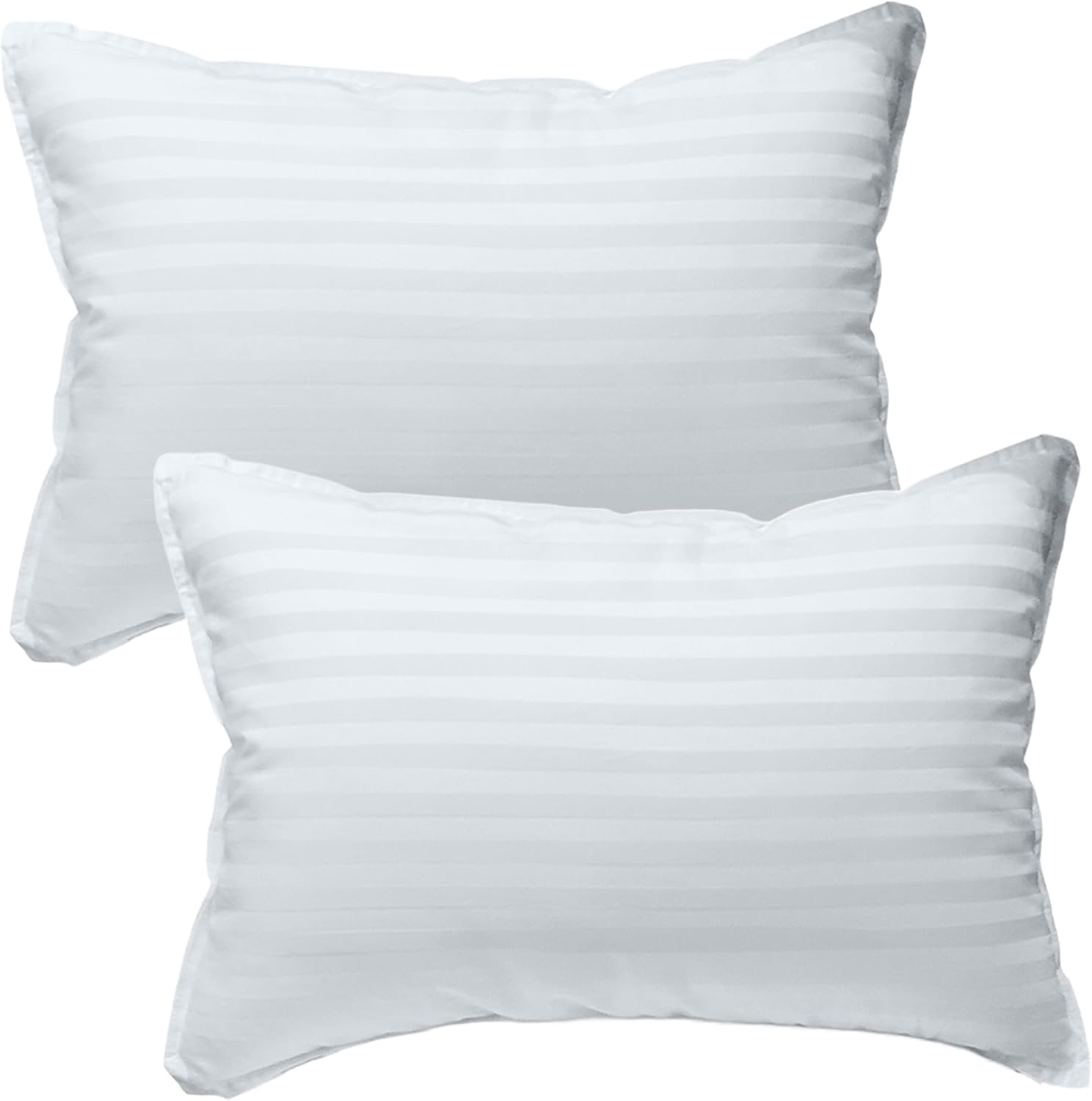 kinder Fluff Children Pillows (2X) - The Only Twin Pillows for Kids 300T Cotton...