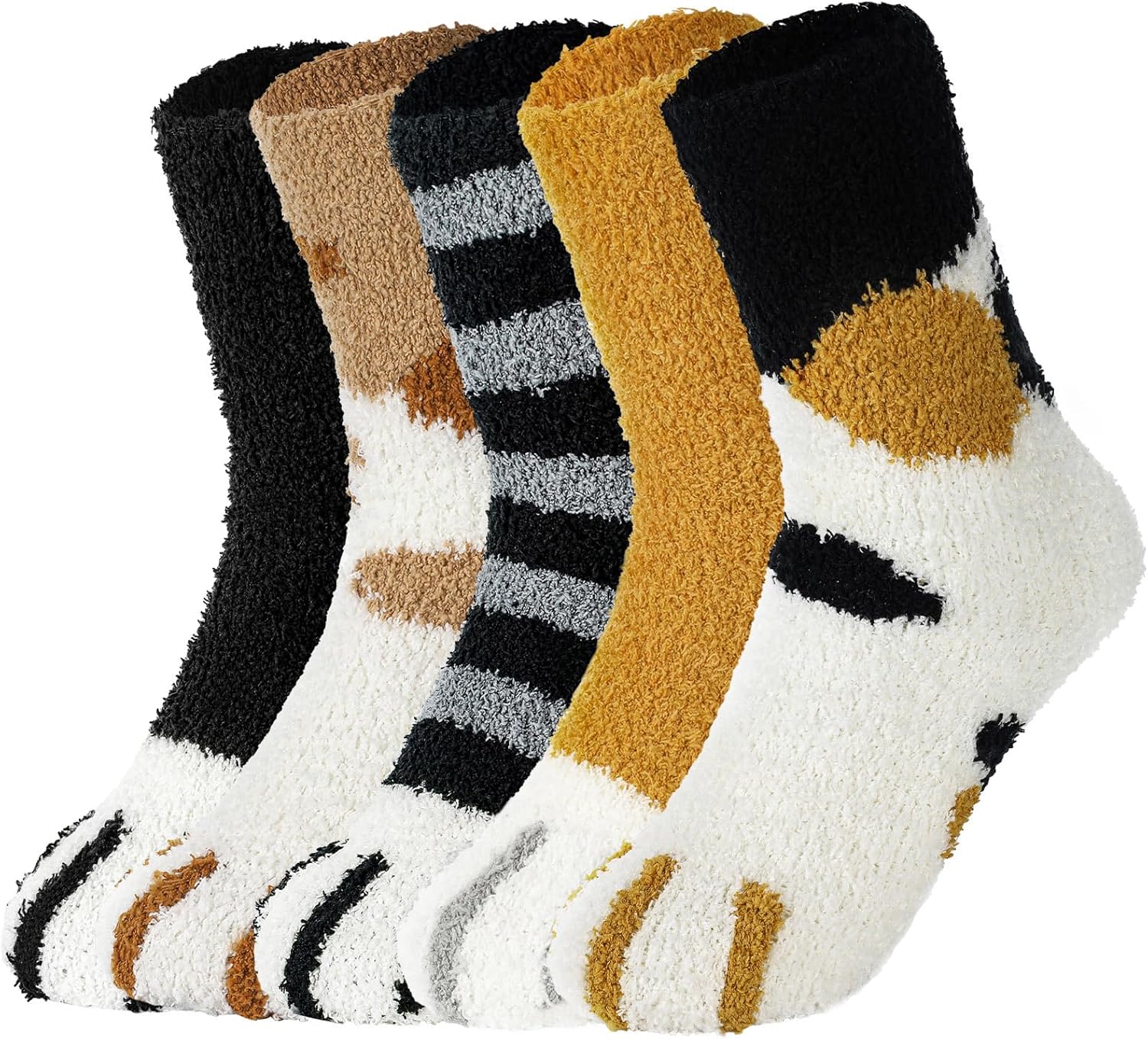 Clothirily Fuzzy Socks for Women - Fluffy Socks Womens, Winter Funny Animal Sock...
