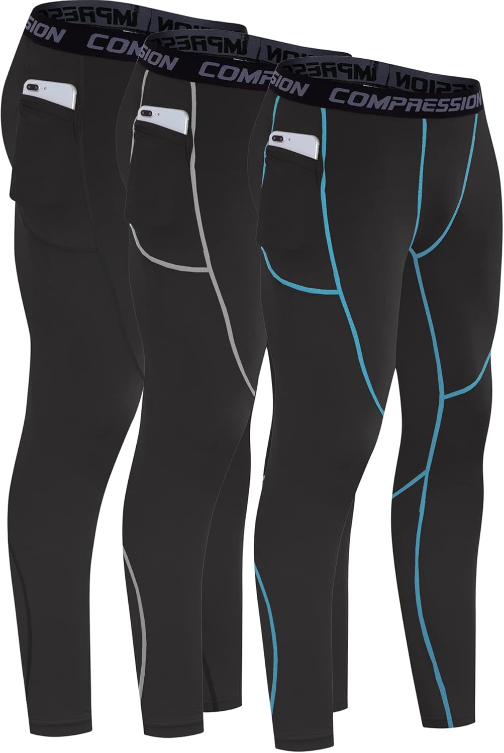 Milin Naco Men's Compression Pants, Special Compression Leggings, Innovative Spo...