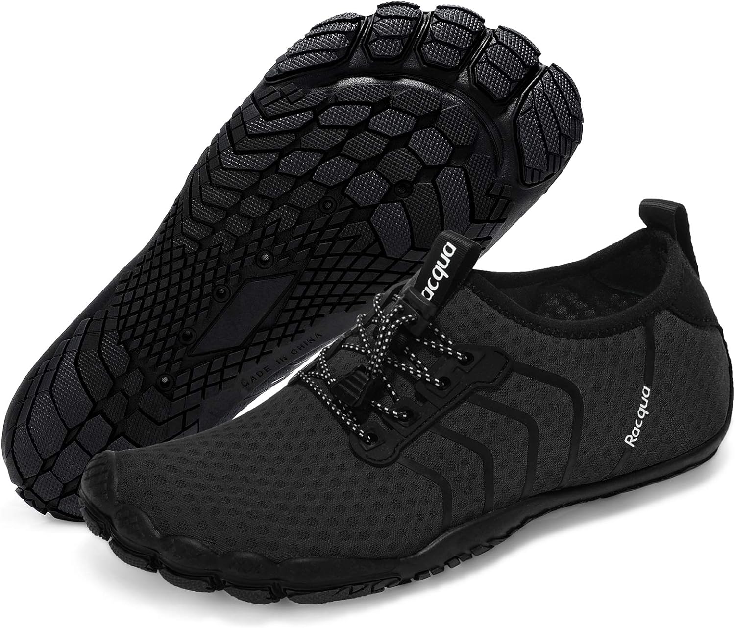 Racqua Women's Water Shoes Quick Dry Barefoot Lightweight Aqua Shoes Beach Swim...