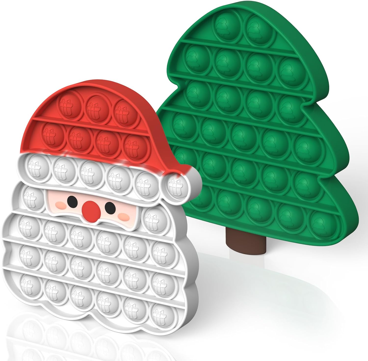 HOUT Christmas Pop Fidget Toys Pack - Party Bag Fillers for Kids - Stocking Fill...