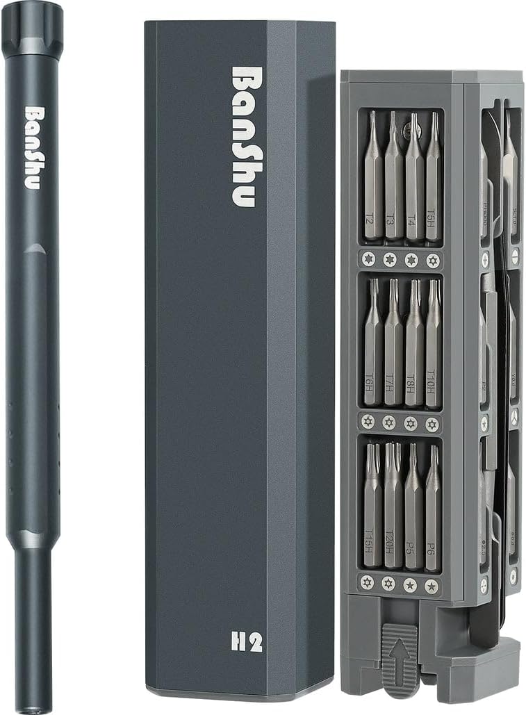 Banshu Samll Screwdriver Set, 46 in 1 Precision Screwdriver Set with Case, Pocke...