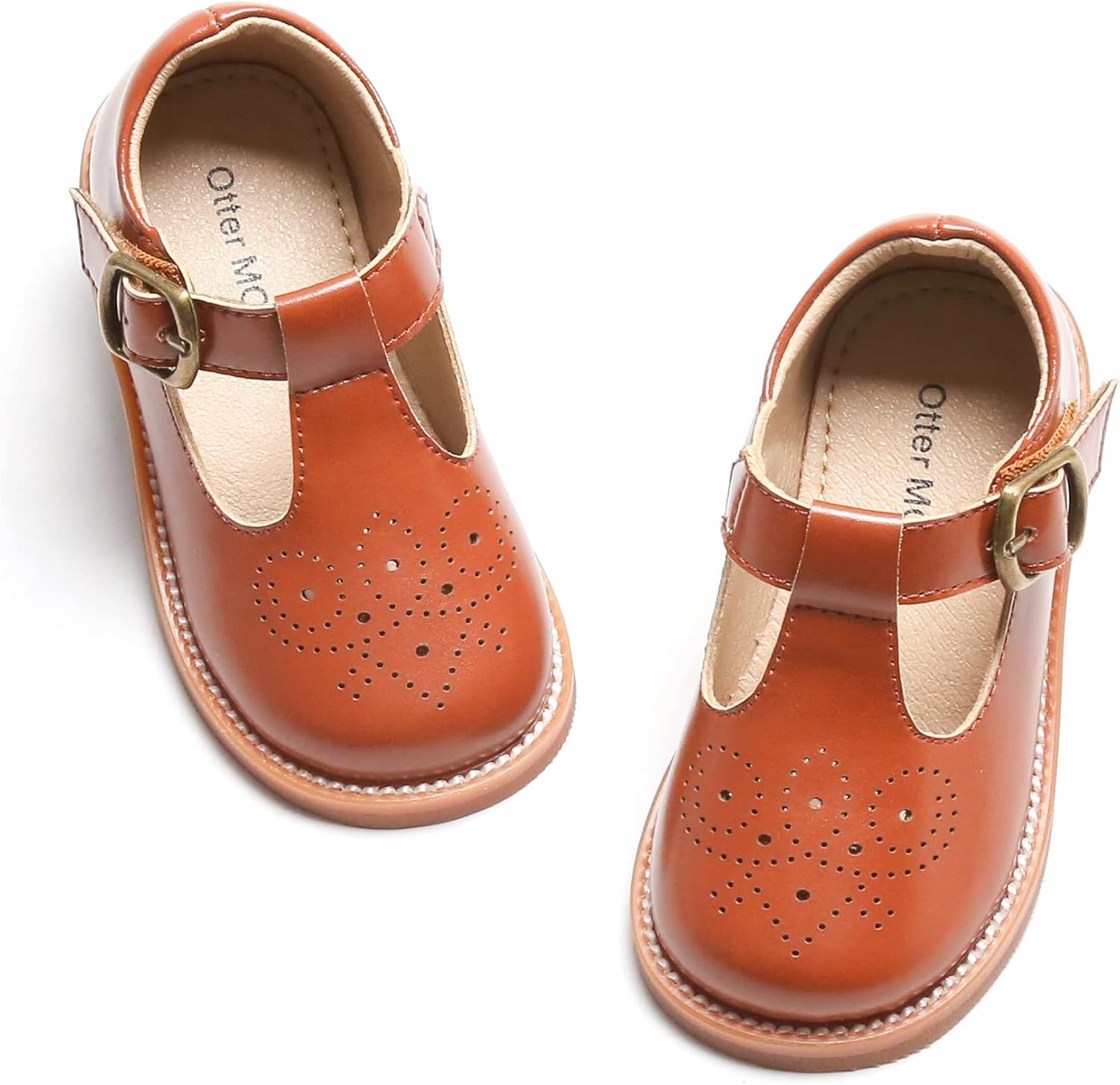 Otter MOMO Mary Jane Ballerina Flats Shoes, Special Toddler Shoes Slip-on, Uniqu...