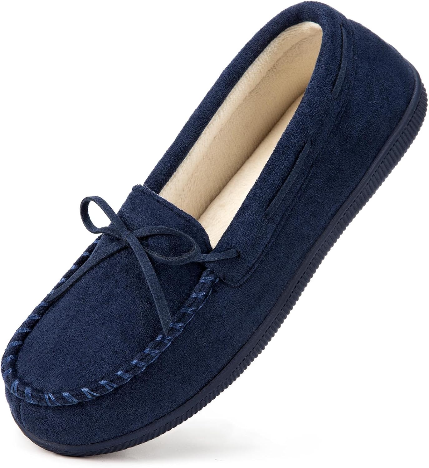 HomeTop Women's Moccasins, Special Micro Suede Slippers for Indoor Outdoor Use,...