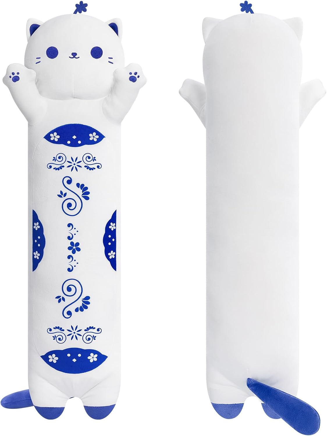 Artist-Designed Cat Plush, Ultra Soft Long Cat Plush Body Pillow, Special Extra...
