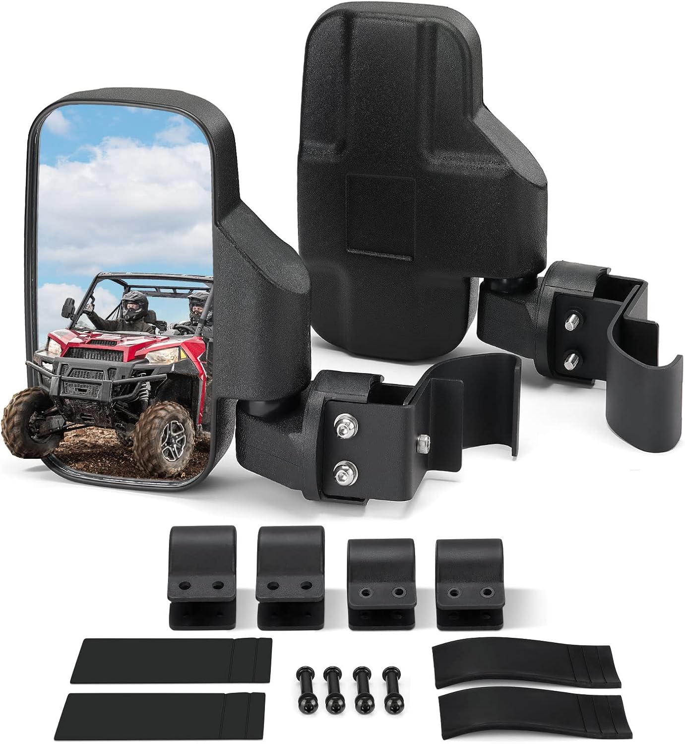 KEMIMOTO Mirrors UTV Side Mirror Compatible with Polaris Ranger 570 900 XP 1000...