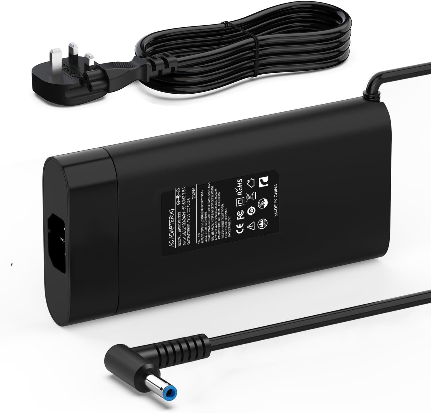 200W HP Laptop Charger for HP Omen Pavilion Gaming 15 16 17 15t 17t ZBook 15 17...