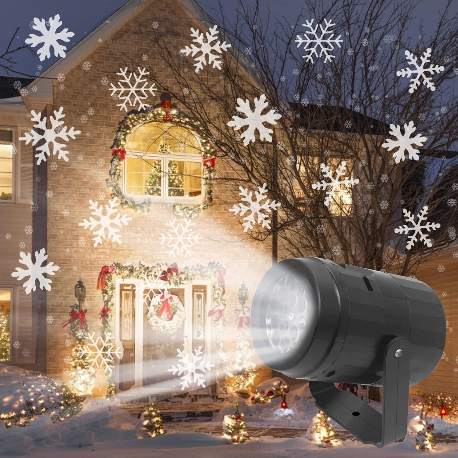 Christmas Projector Lights Jsdoin LED Christmas Decorative Lights Moving Rotatin...