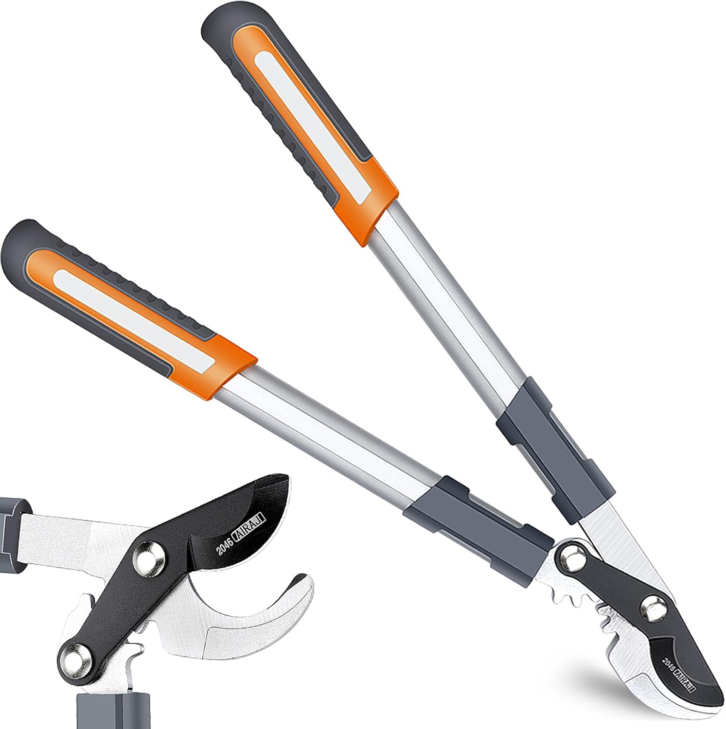 AIRAJ Bypass Loppers ,Light Duty Tree Loppers,SK-5 Sharp Carbon Steel Blade, wit...