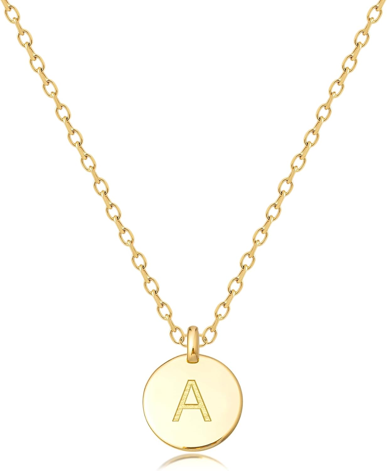 Unique Personalized Gifts for Her, Initial Necklaces for Women, Letter Double Si...