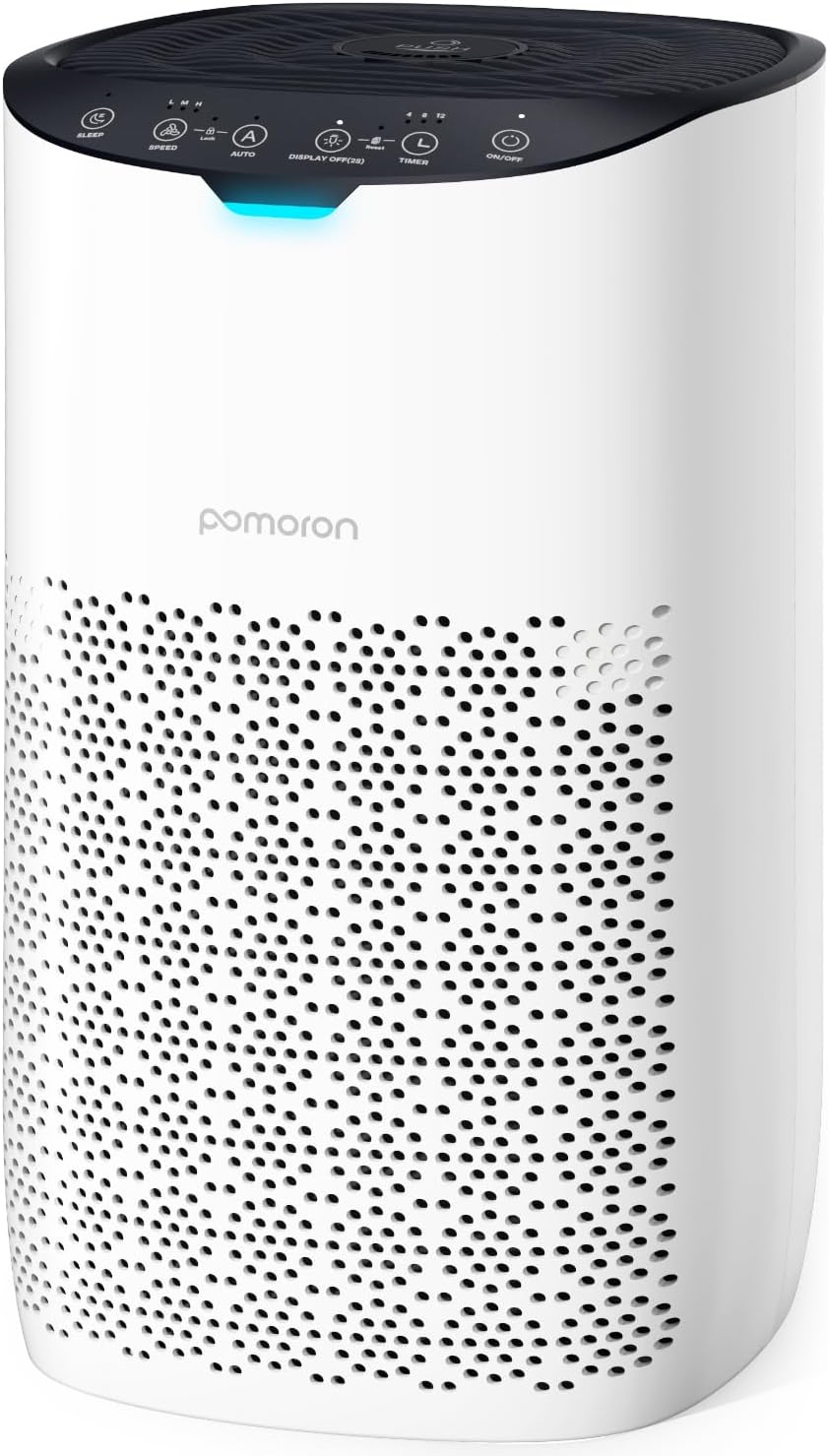 POMORON Air Purifiers for Home Large Room Up to 3500Ft² with Air Quality Sensor&...