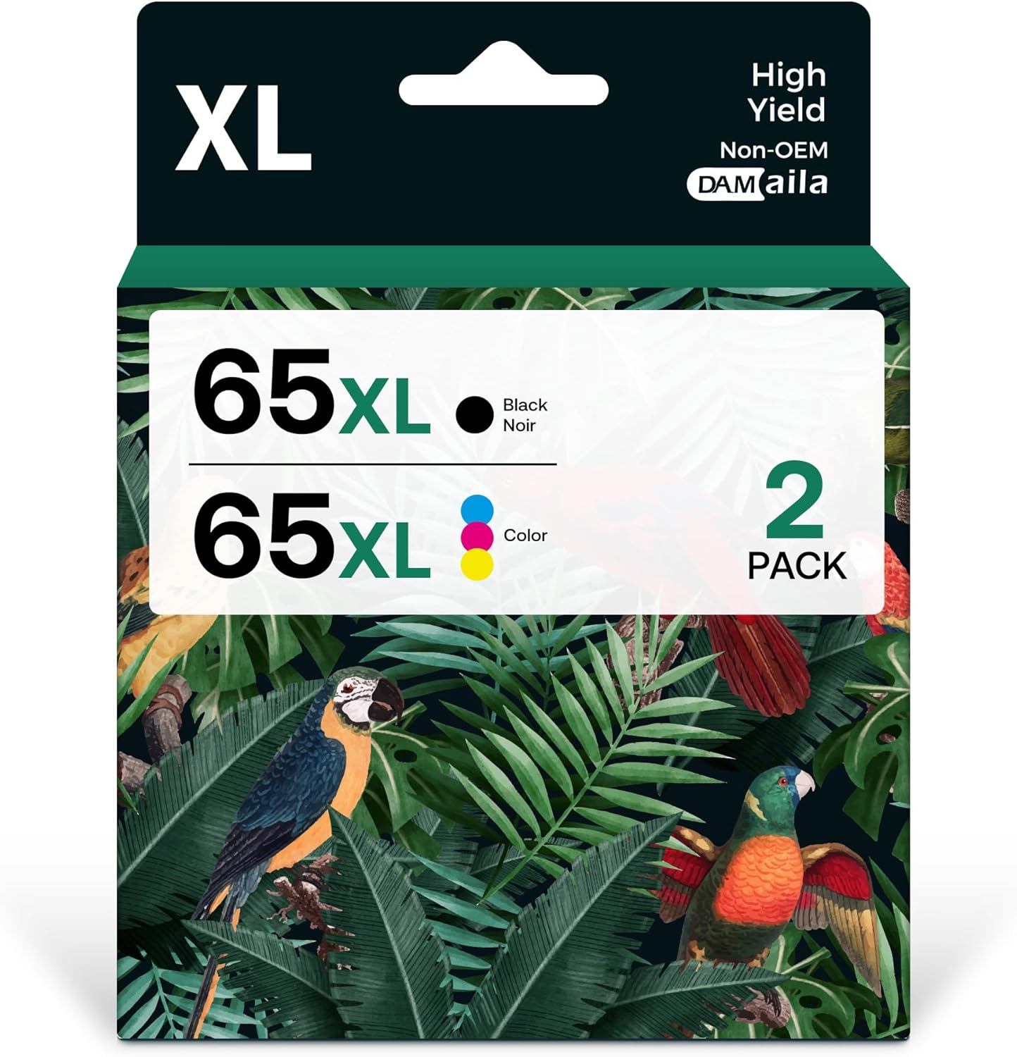 65XL Remanufactured Ink Cartridge Replacement for HP Ink 65XL Work with HP65 505...