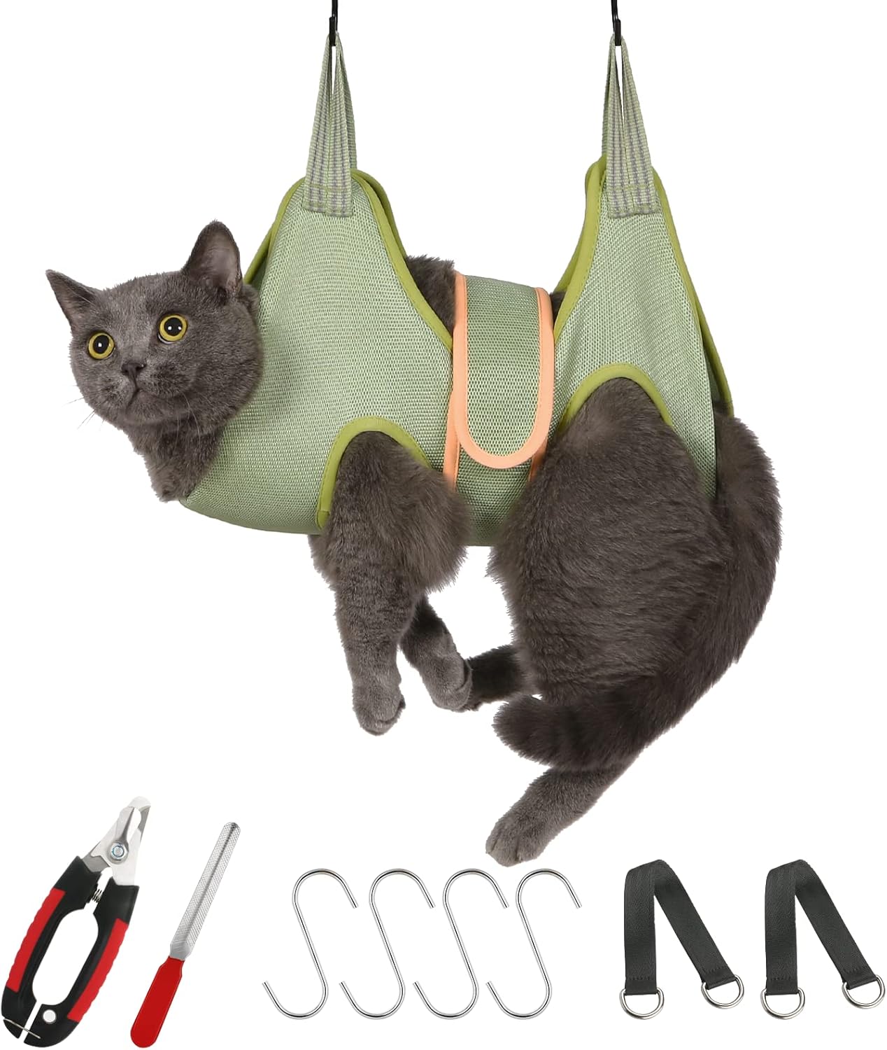 Guzekier Pet Dog Grooming Hammock Harness for Cats & Dogs, Dog Sling for Groomin...