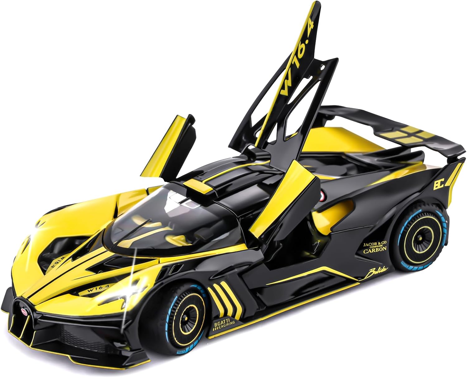 Toy Car Model for Bugatti Compatible with 1:24 Bugatti Bolide Alloy Diecast Car...